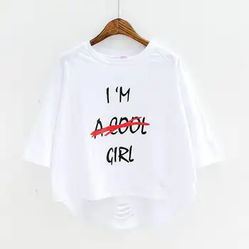 Тениска за момичета, Новата пролетно-есенен Детски дрехи, корейски вариант на детска topa Изображение 1